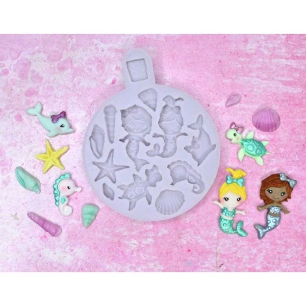 Silicone Mould - Mini Mermaid